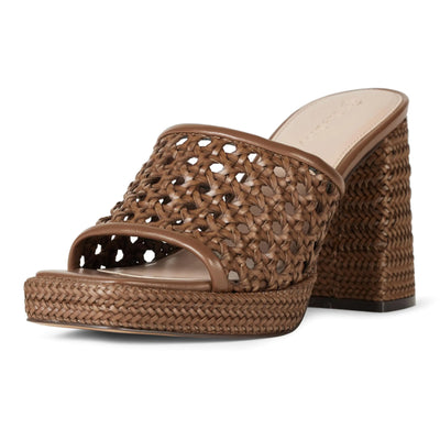 The Drop Womens Fia Platform Sandal Chocolate 9