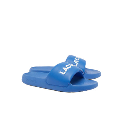 Lacoste Mens Serve Slide 1.0 Sandal GRN/WHT 11