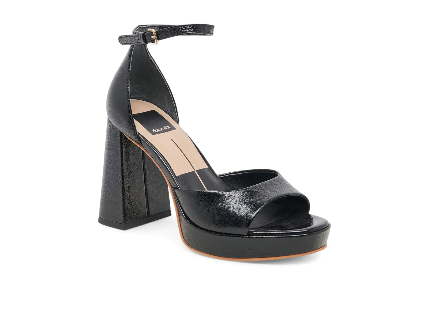 DOLCE VITA Womens PANDRO Heeled Sandal Midnight 8