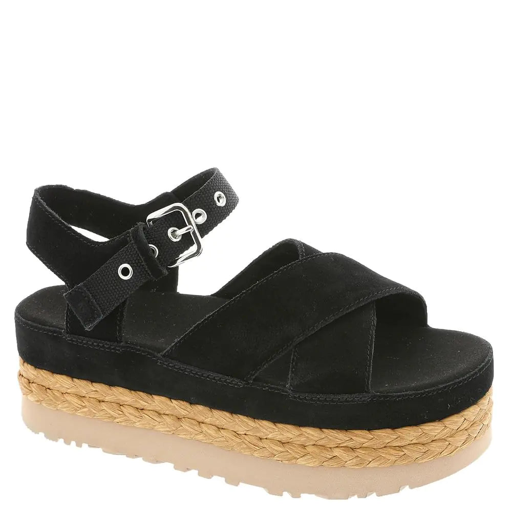 UGG Womens Aubrey Ankle Sandal Black 7.5