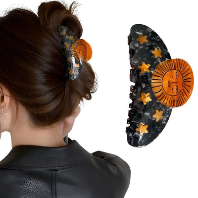 Sun Hair Clip - Elegant Hair Accessories - Star Hair Clip French Style Hair Clips and Decorations for Women and Girls