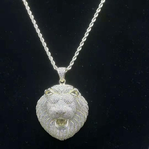 Iced Out Pendant Hip Hop Bling Chains Jewelry Men Luxury Designer